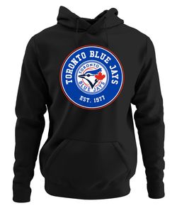 Toronto Blue Jays Kapuzenpullover Hoodie, Schwarz, L, Vorne