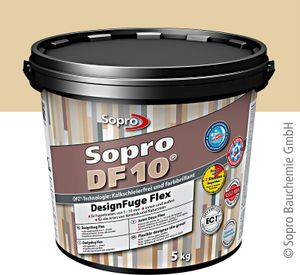 Sopro DF 10 Fliesen 5 kg Design Fuge Fugenmasse Fugenmörtel 1-10mm beige-32