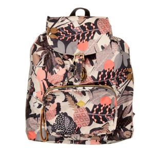 Oilily Botanic Pop Folding Classic Backpack Charcoal