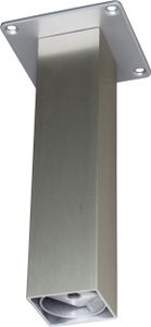 Barkonsole gerade 50x50 mm Edelstahloptik
