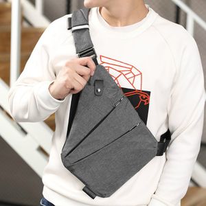 Tasche Damen Herren Umhängetasche Brusttasche klein Sport Messenger Bag Handtasche