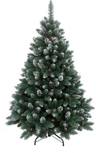 JUNG Künstlicher Weihnachtsbaum Künstlicher Spritzguss Weihnachtsbaum 120cm Tannenbaum Weihnachtsdeko, Edeltanne, Nordmanntanne Premium Edel