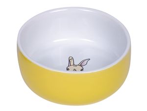 Nobby Nager Keramik Napf "Rabbit" : Ø 11cm x 4,5cm Gelb Größe: Ø 11cm x 4,5cm Farbe: Gelb