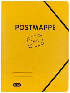 ELBA Postmappe DIN A4 Karton gelb