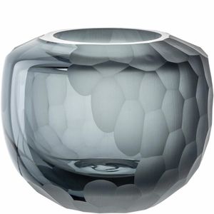 LEONARDO Bellagio, Vase mit runder Form, Glas, Anthrazit, Tisch, Indoor, 100 mm