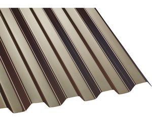 Polykarbonátová lichobežníková profilová doska bronzová 2500x1040 mm