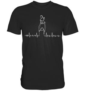 Papa Sohn Herzschlag Vatertag Bester Vater T-Shirt – Black / L