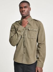 Brandit Hemd Vintage Shirt Longsleeve in Olive-XL