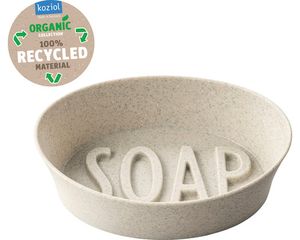 Koziol Seifenschale Soap, Seifenablage, Organic Recycled, Recycled Desert Sand, 1413121