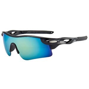 Polarisierte Sport-Sonnenbrille, für Männer, Frauen, Radfahren, Laufen, Fahren, Angeln, schwarze Rahmengoldfolie