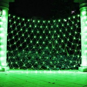 3X2M 200LEDs Lichternetz 8 Modi Wasserdicht Lichterkette für Innen Außen Weihnachten Hochzeit Party Garten Deko, Grün