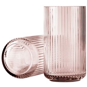 Lyngby Porcelæn Lyngby Vase H20.5 cm burgundy mundgeblasenes glas