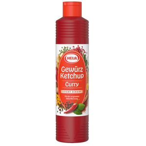 Hela ketchup przyprawowy curry lekko ostry z oryginalną przyprawą Hela 800ml