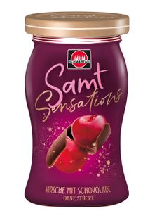 Brotaufstrich SAMT Sensations Kirsche mit Schokolade von Schwartau, 190g