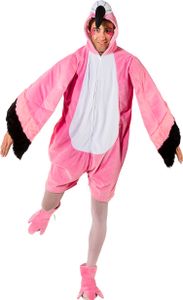 Flamingo Kostüm Pinker Vogel für Erwachsene