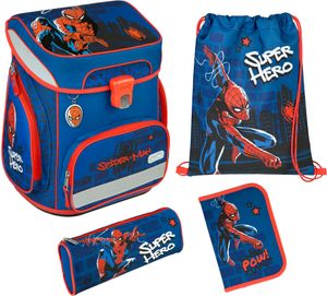 SCOOLI EasyFit Spiderman V1 Schulranzen Set, 5tlg.