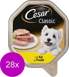 Cesar Classic  Hundefutter - Huhn 28 x 150 g