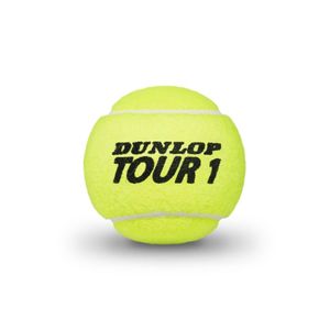 Dunlop Tour Brilliance Yellow 4 Balls