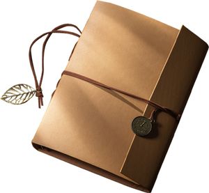 Selbstgestalten Seiten Album Groß zum Einkleben Vintage Leder, Fotobuch zum Einkleben Geschenk für Mutter Frau Mann Freund,(Leather color)