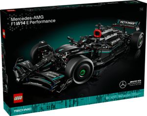 LEGO Technic Mercedes-AMG F1 W14 E Performance Set für Erwachsene, Maßstabsgetreuer Rennwagen-Modellbausatz, Sammlerstücke für Zuhause oder das Büro, Geschenke für Männer, Frauen, ihn oder sie 42171