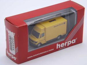Herpa 042444 Mercedes-Benz 207 D Kögelaufbau Deutsche Post AG LKW 1:87 in