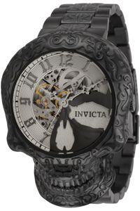 Invicta Artist 33967 Herren armbanduhr - Automatikuhr - Edelstahl mit grauen zifferblat - 50mm