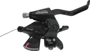 SHIMANO ESTM3102R8ALT Altus Schalt-/Bremshebel Altus ST-M310, 2-Finger, 8-fach, rechts, V-Brake, Innenzug 2050 mm, schwarz (1 Stück)