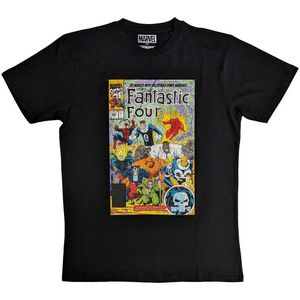 Marvel Comics - "Fantastic Four" T-Shirt für Herren/Damen Unisex RO10219 (M) (Schwarz)