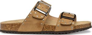 GEOX Sandalette BRIONIA, Rauleder, Braun, Damen