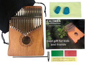 Kalimba 17TB C-Dur 17 Tasten Daumenklavier Thumb Piano Mahagoni Toller Klang