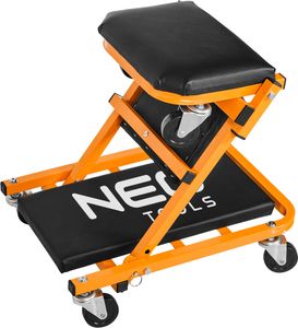 NEO TOOLS 2v1 KFZ Werkstatt Rollbrett Montagerollbrett bis 150kg Rollsitz | Sitz- und Liegefunktion