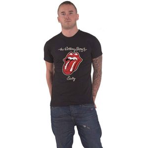 The Rolling Stones - "Sixty Plastered" T-Shirt für Herren/Damen Unisex RO3639 (S) (Schwarz)
