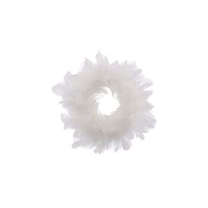 Federkranz Pastell in weiß: small Größe: small