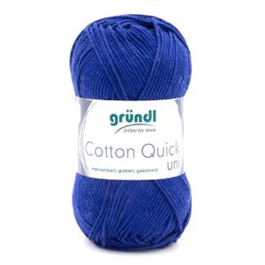 Gründl Wolle Cotton Quick 50 g uni marineblau