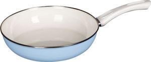 RIESS 0057-032 RIESS Emaille Ceramicglas Pfanne Nouvelle 28 cm, Blue / Bratpfanne