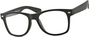 VeyRey Blaulicht blockierende Brille Brarkuk Oval Klar gläser Schwarz Universal