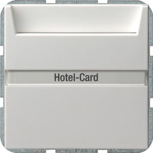 Gira 014003 Hotel-Card-Taster BSF System 55 Reinweiß