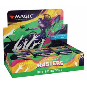 Wizards of the Coast Magic the Gathering Commander Masters Set-Booster Display (24) englisch