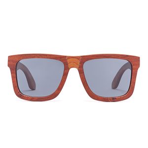 Herren Sonnenbrille Bambus Braun Glasfarbe braun KUALA LUMPUR - 140mm Männer, Sunglasses, Sommer Accessoires, Naturmaterialien