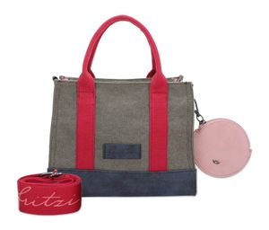 Fritzi aus Preußen Izzy09 Canvas Handtasche 23 cm