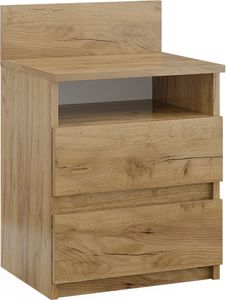 Vicco Nachttisch Monty, 39.6 x 59.1 cm, Goldkraft Eiche