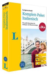 Langenscheidt Komplett-Paket Italienisch: Sprachkurs zum Itlalienisch lernen für Anfänger und Wiedereinsteiger mit 2 Büchern, 6 CDs und Vokabeltrainer-App