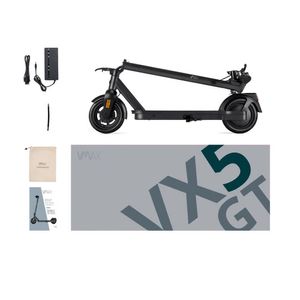 VMAX VX5 GT, E-Scooter mit Straßenzulassung (ABE), Elektroscooter ohne Blinker, Elektroroller Max.20km/h, 35 km Reichweite