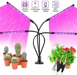 Lampa do roślin Oświetlenie LED Grow Light 40 Watt - automatyczny timer 3-6-12 godzin