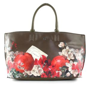 Y NOT? Handtasche Umhängetasche Botanic Tote Green grün mehrfarbig