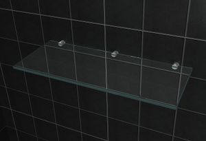 Glas-Wandregal 50 x 20 cm
