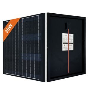 30W solárny panel PV solárny článok monokryštalický fotovoltaický 12V solárny panel na balkón