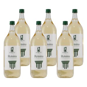 Mirios Retsina Weißwein (6 x 2,0L)