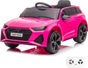 Kinder Elektro Auto - Audi RS6 - 12V Akku - 1 bis 5 Jahre - mit Fernbedienung - Rosa