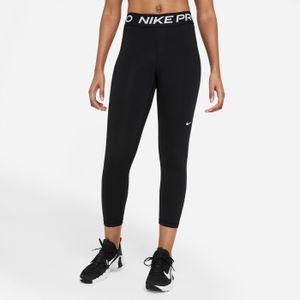 NIKE Laden Legíny Nike W NP 365 TIGHT CROP BLACK/WHITE S